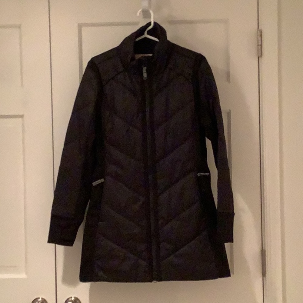 Black ladies Athleta lightweight coat